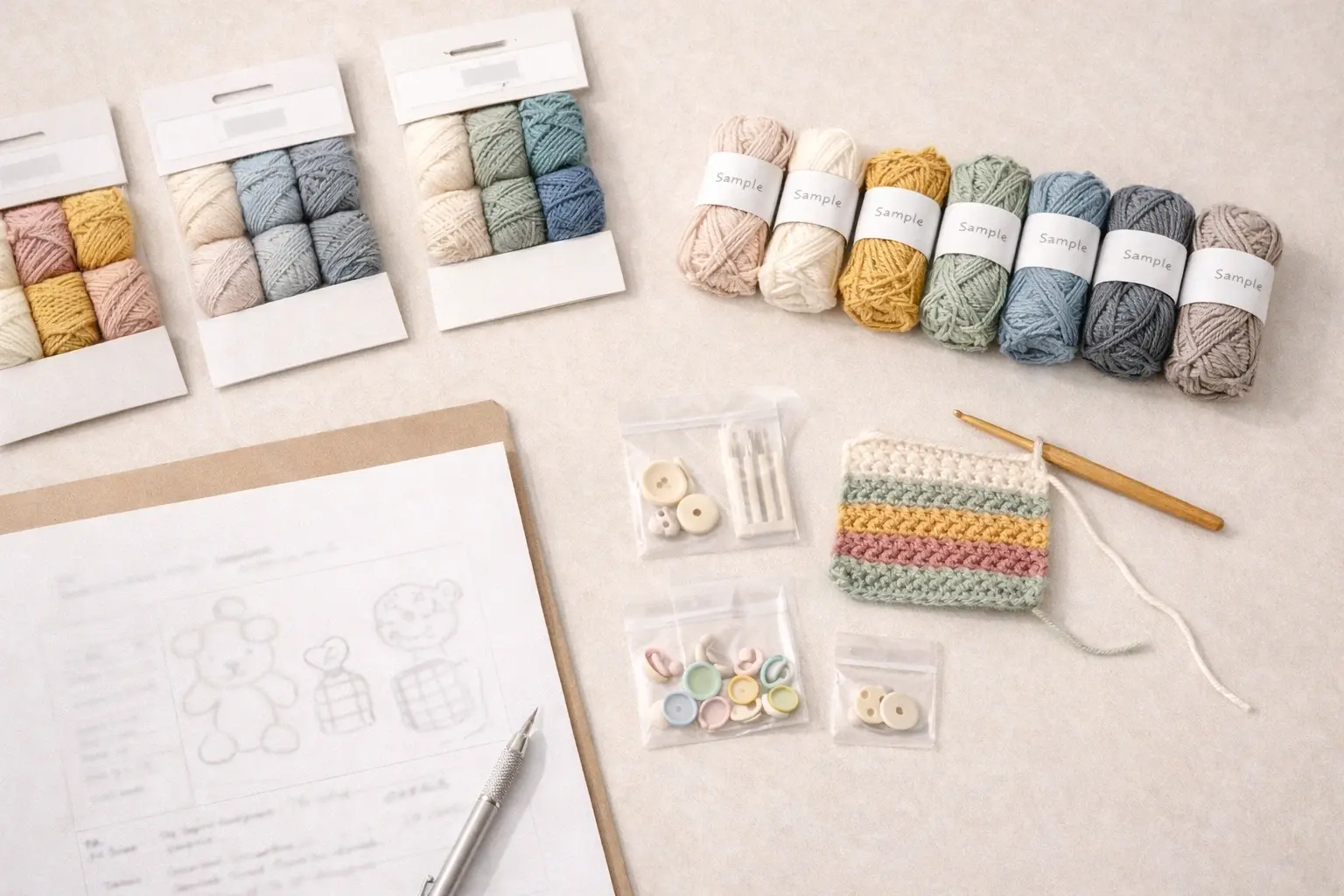 ODM design development tabletop scene