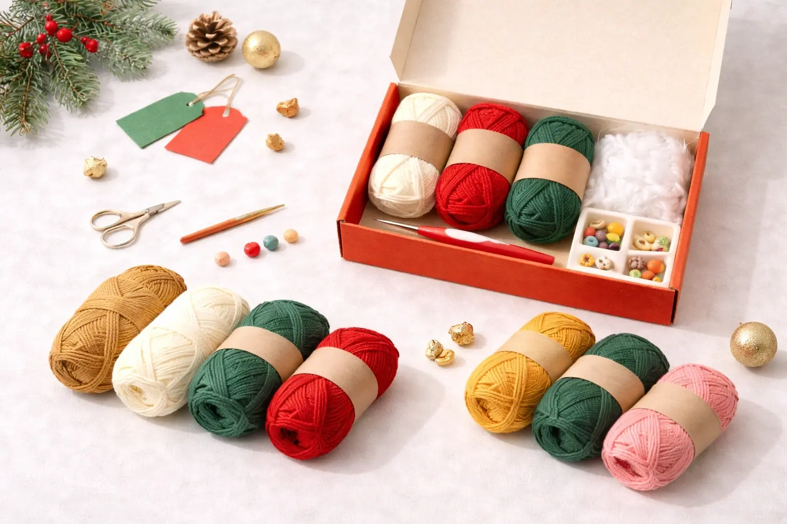 Seasonal and promotional crochet kit category