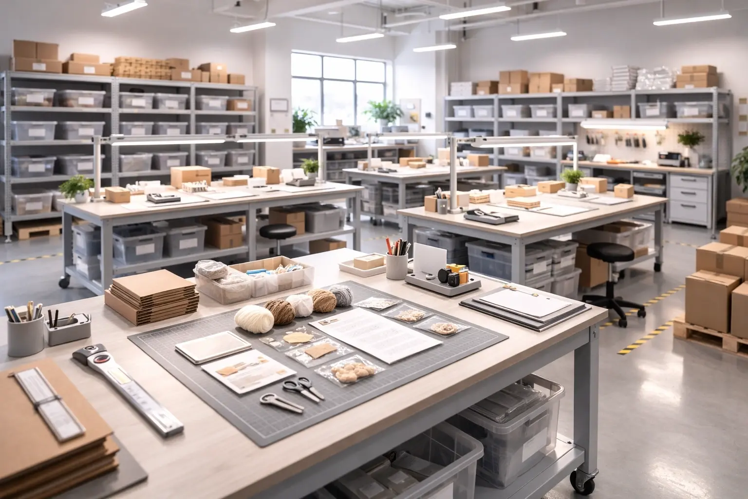 Clean assembly and inspection workshop