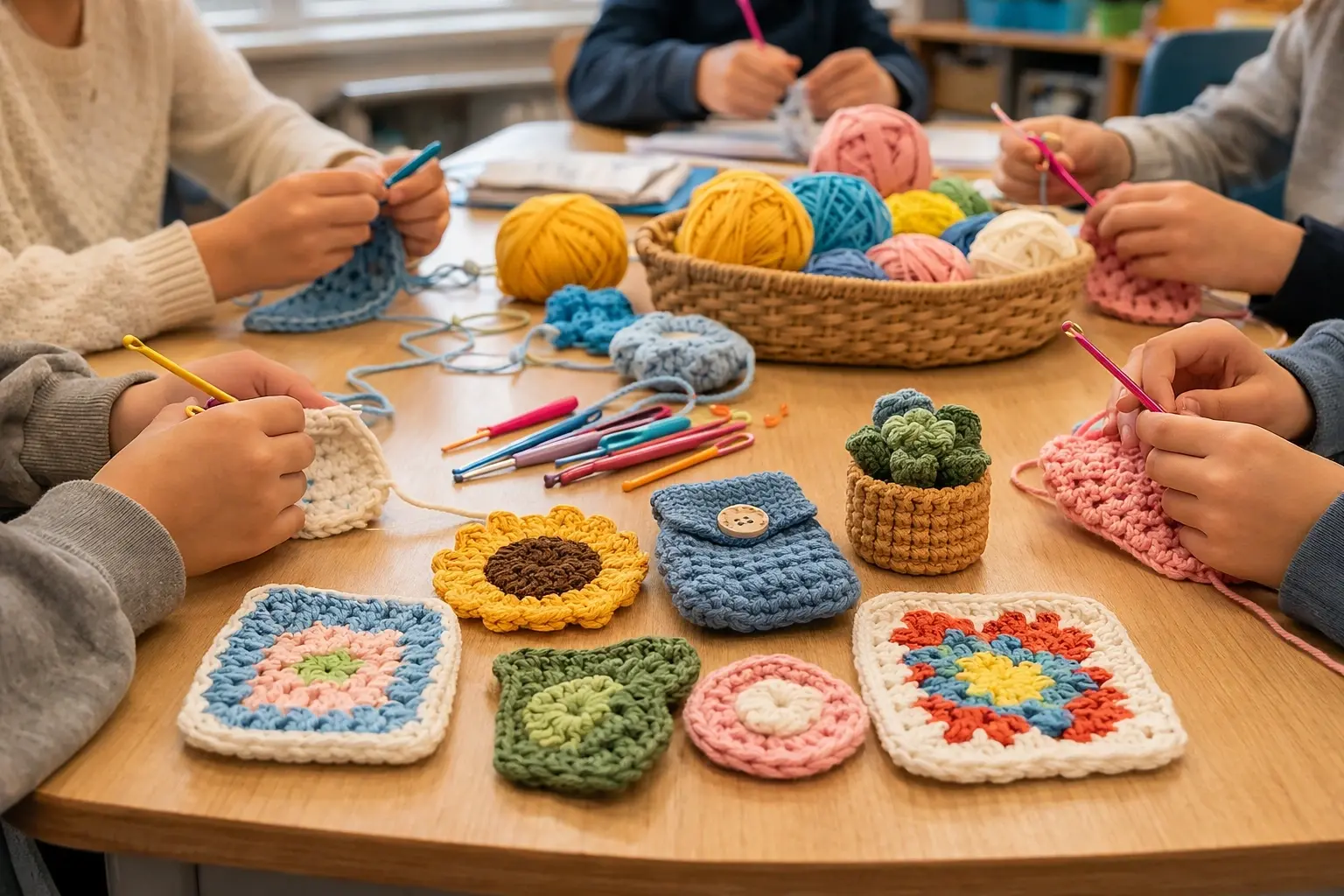Educational crochet case study classroom environment