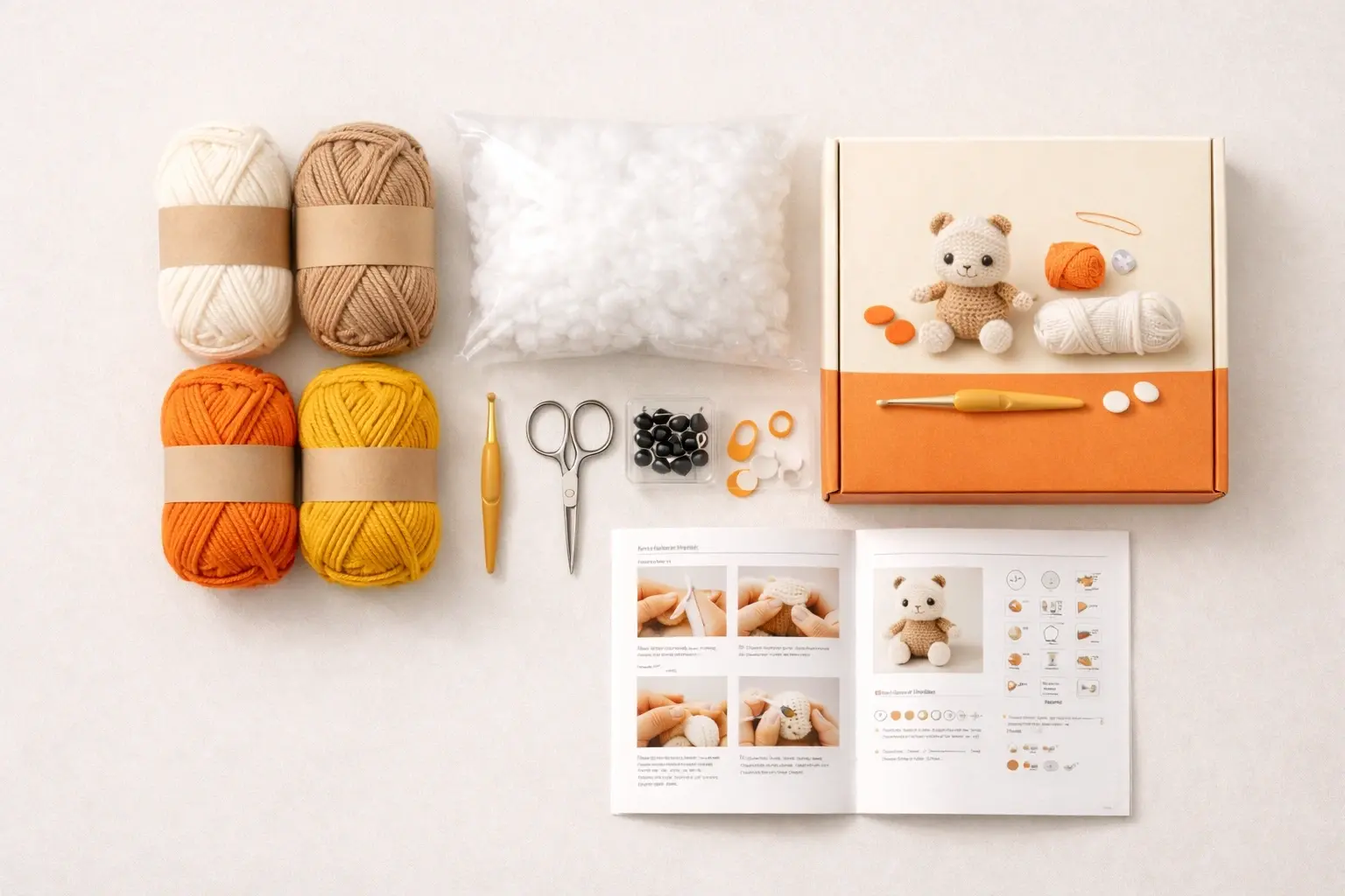DIY crochet kit product catalog and category overview