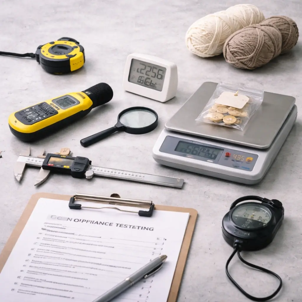 Compliance and quality planning for crochet kits