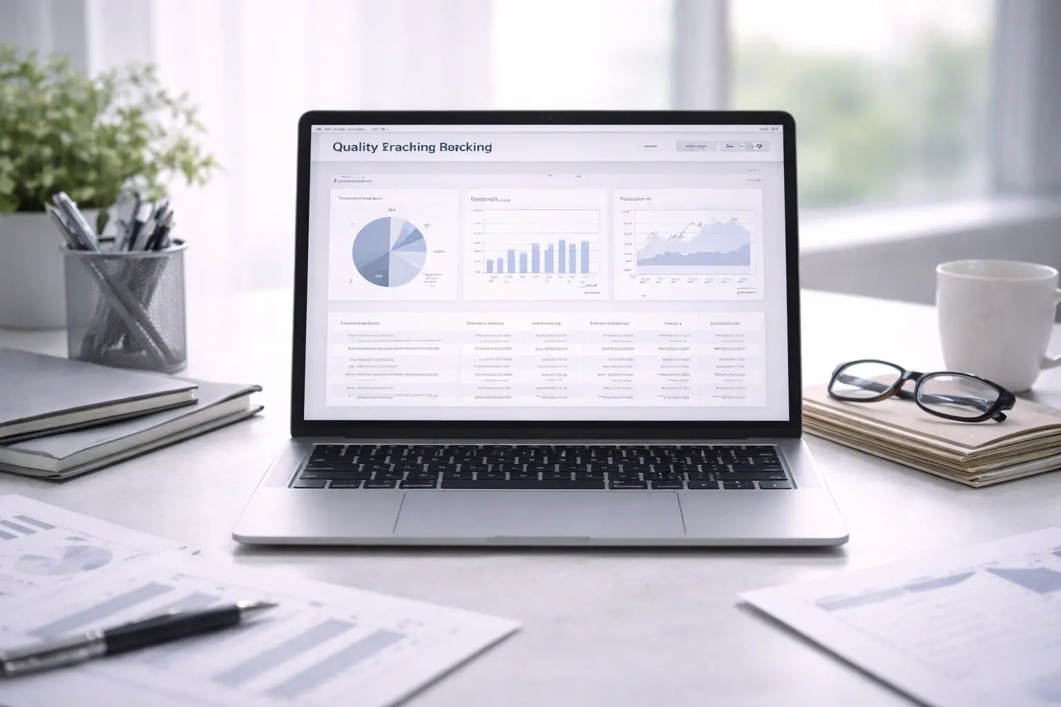 Quality dashboard and client update workflow for batch review