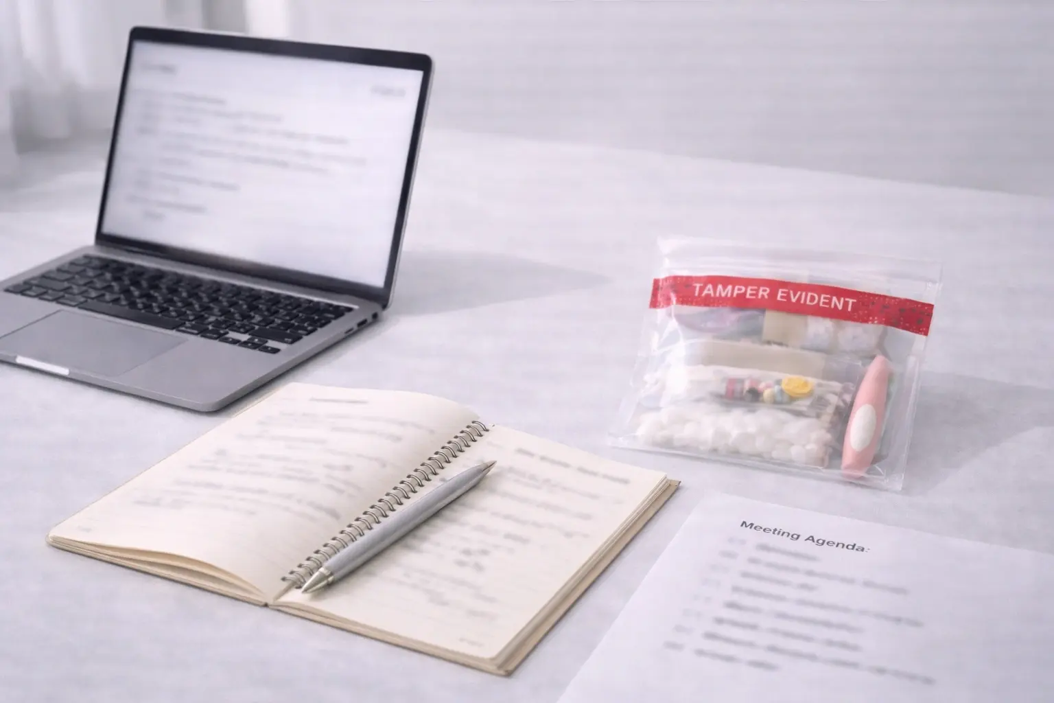 Licensed crochet kit project collaboration and handoff scene