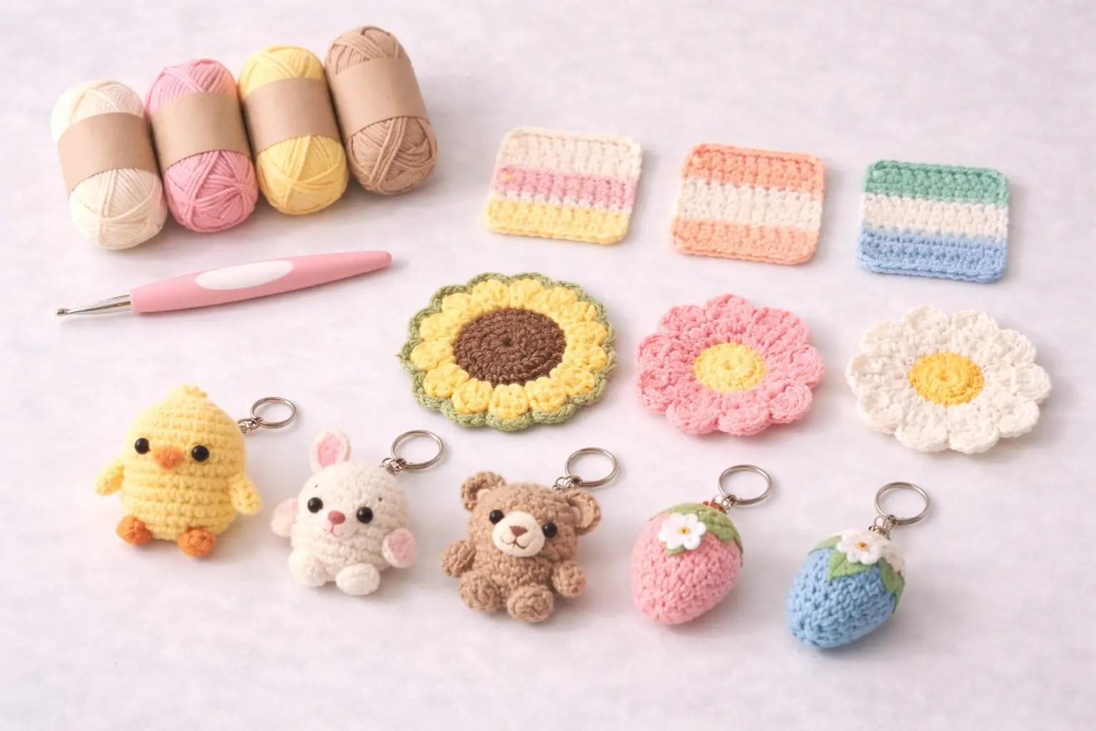 Kids fast-success mini crochet projects