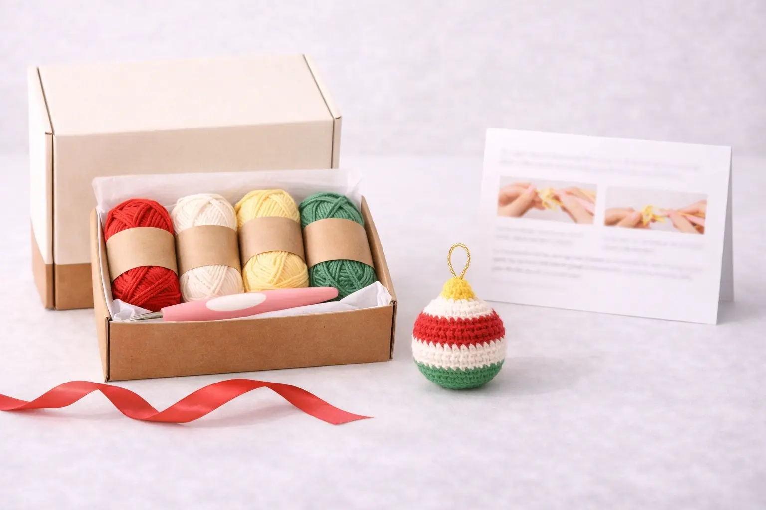 Kids seasonal and gift crochet kit series