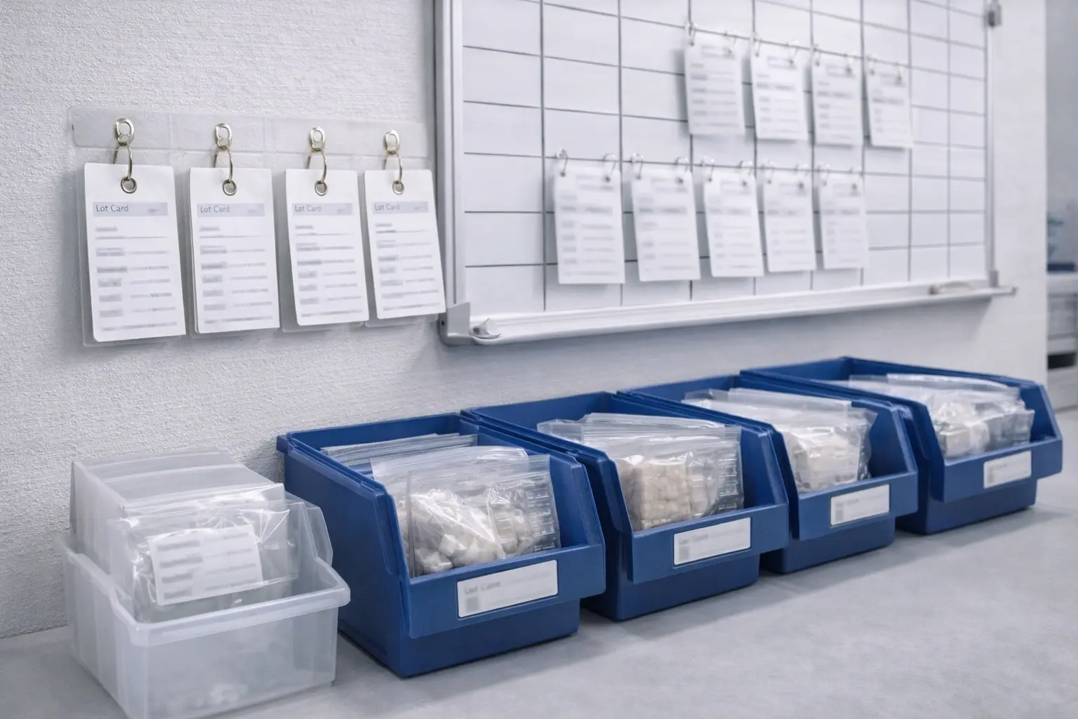 Lot tracking and traceability system for crochet kit manufacturing