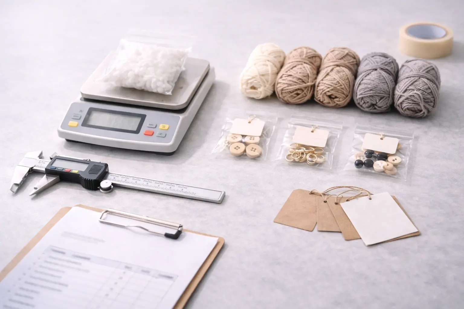 Quality control tools for kit inspection