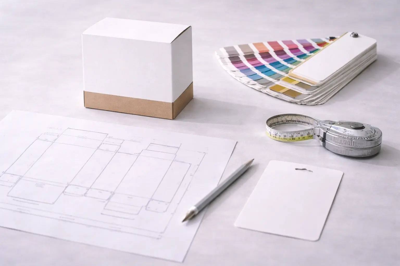 Packaging proofing and dieline mockup for seasonal crochet kits